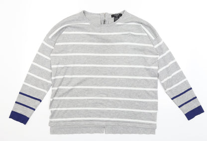 Womens UK Size L Verve Ami Grey Pullover Jumper