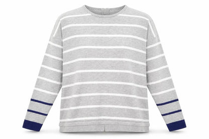 Womens UK Size L Verve Ami Grey Pullover Jumper