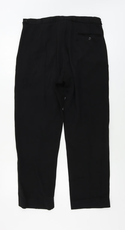 Preworn  Mens Black   Trousers  Size 32 in L26 in