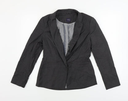 Womens UK Size 10 Marks and Spencer Regular Grey Blazer