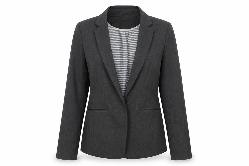 Womens UK Size 10 Marks and Spencer Regular Grey Blazer
