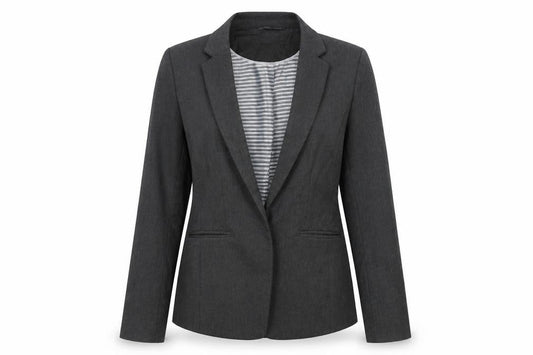 Womens UK Size 10 Marks and Spencer Regular Grey Blazer