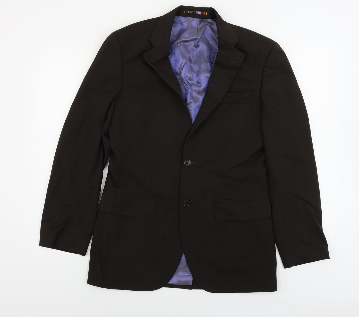 Mens UK Size 36 River Island Regular Brown Suit Jacket