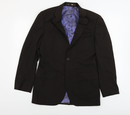 Mens UK Size 36 River Island Regular Brown Suit Jacket