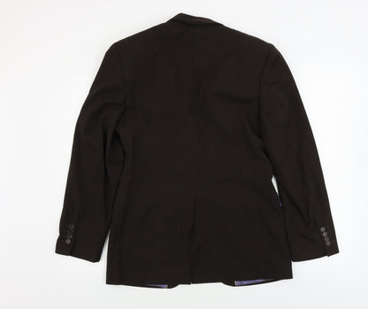 Mens UK Size 36 River Island Regular Brown Suit Jacket