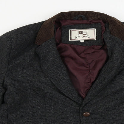 Mens UK Size L Preworn Regular Grey Suit Jacket