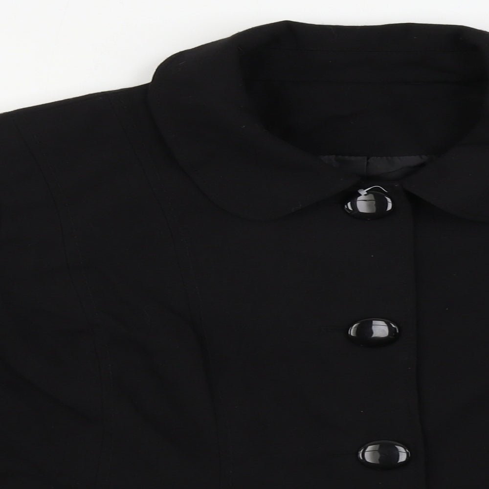 Womens UK Size 40 Preworn Black Jacket