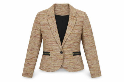 Womens UK Size 10 NEXT Regular Beige Blazer