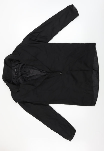 PRETTYLITTLETHING  Womens Black   Jacket Blazer Size 8