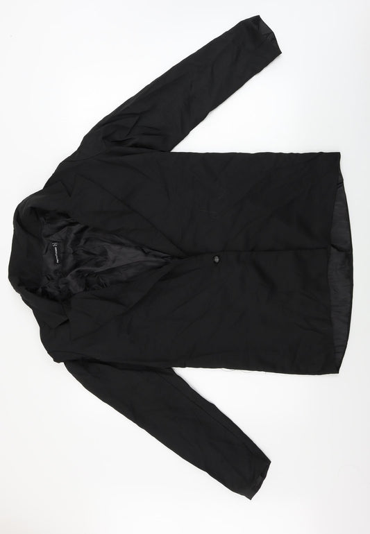 PRETTYLITTLETHING  Womens Black   Jacket Blazer Size 8