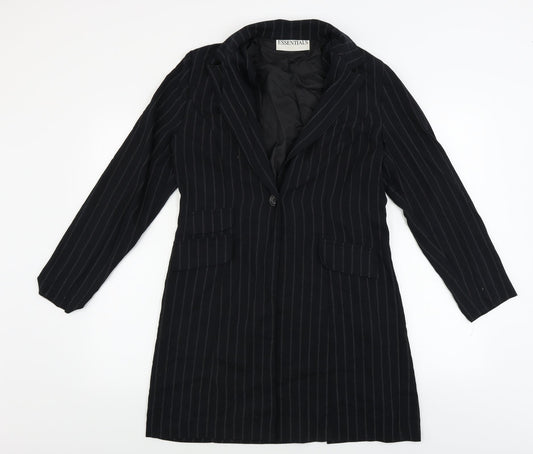 Womens UK Size 12 Essentials Blue Jacket