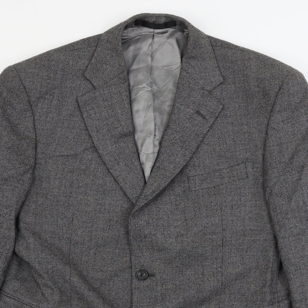 Mens UK Size 42 Marks and Spencer Regular Grey Suit Jacket