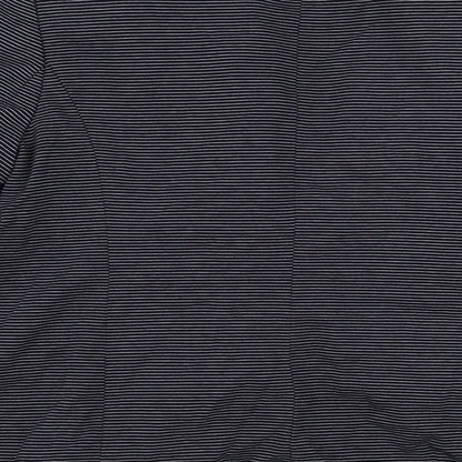 TU Womens Blue Striped  Jacket Blazer Size 16