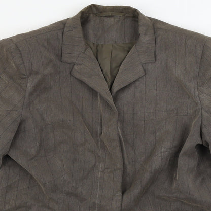 Berkertex  Womens Brown   Jacket Blazer Size 14