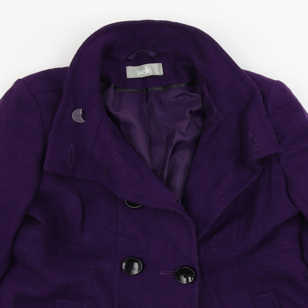 Womens UK Size 12 Wallis Purple Jacket