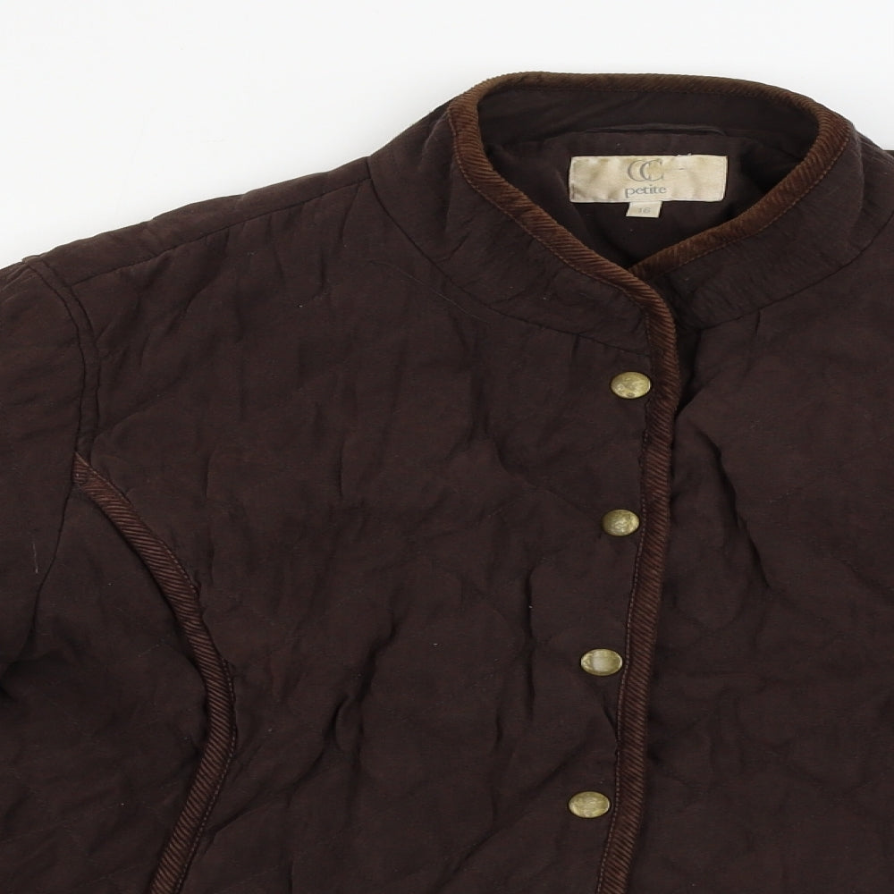 Country Casuals  Womens Brown   Jacket Coat Size 16