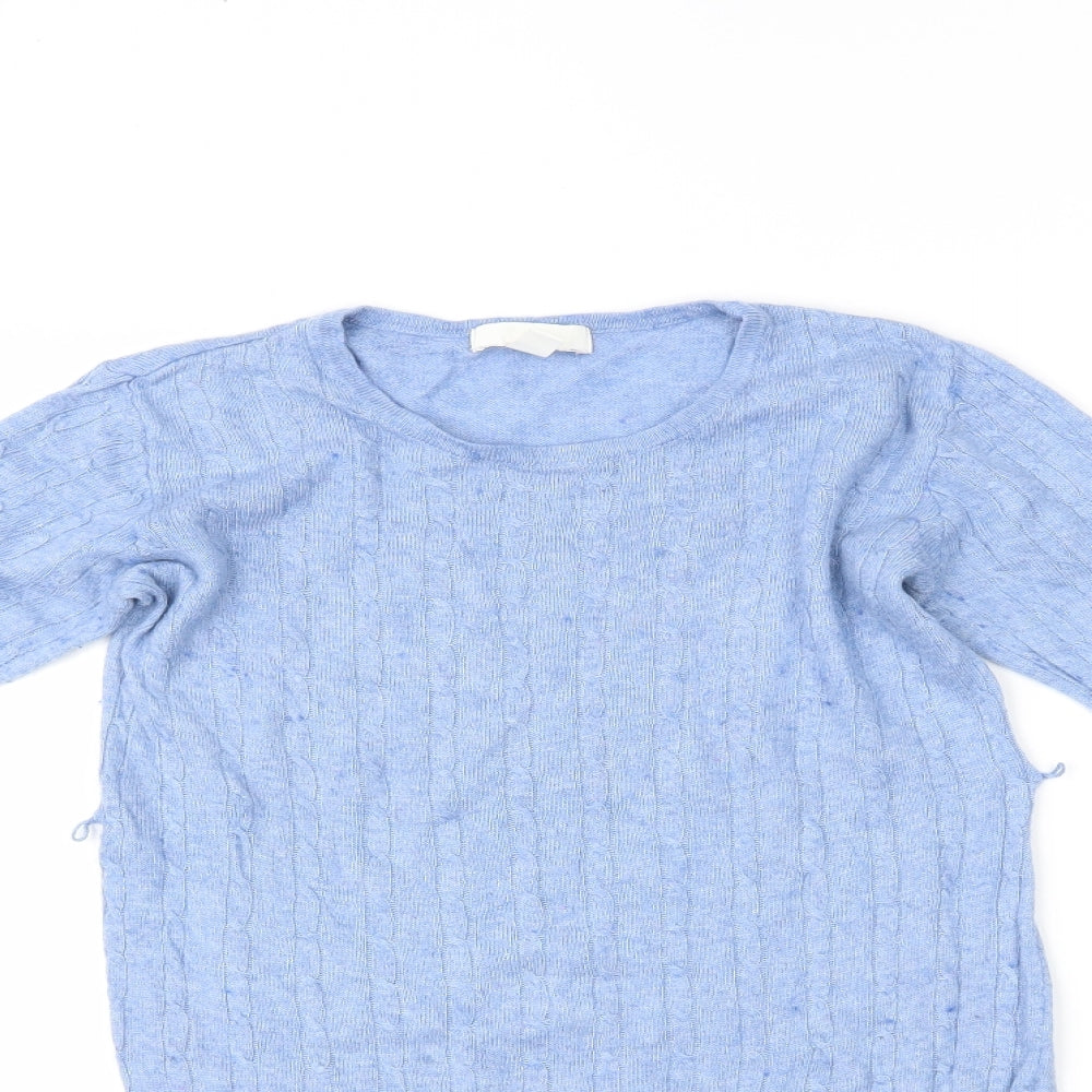 Womens UK Size S H&M Blue Pullover Jumper