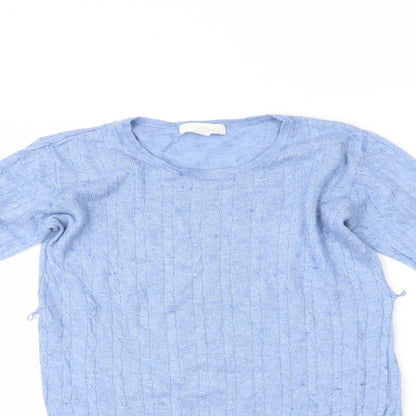 Womens UK Size S H&M Blue Pullover Jumper