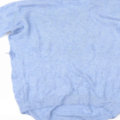 Womens UK Size S H&M Blue Pullover Jumper