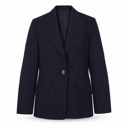 Womens UK Size 10 Marks and Spencer Petites Blue Blazer