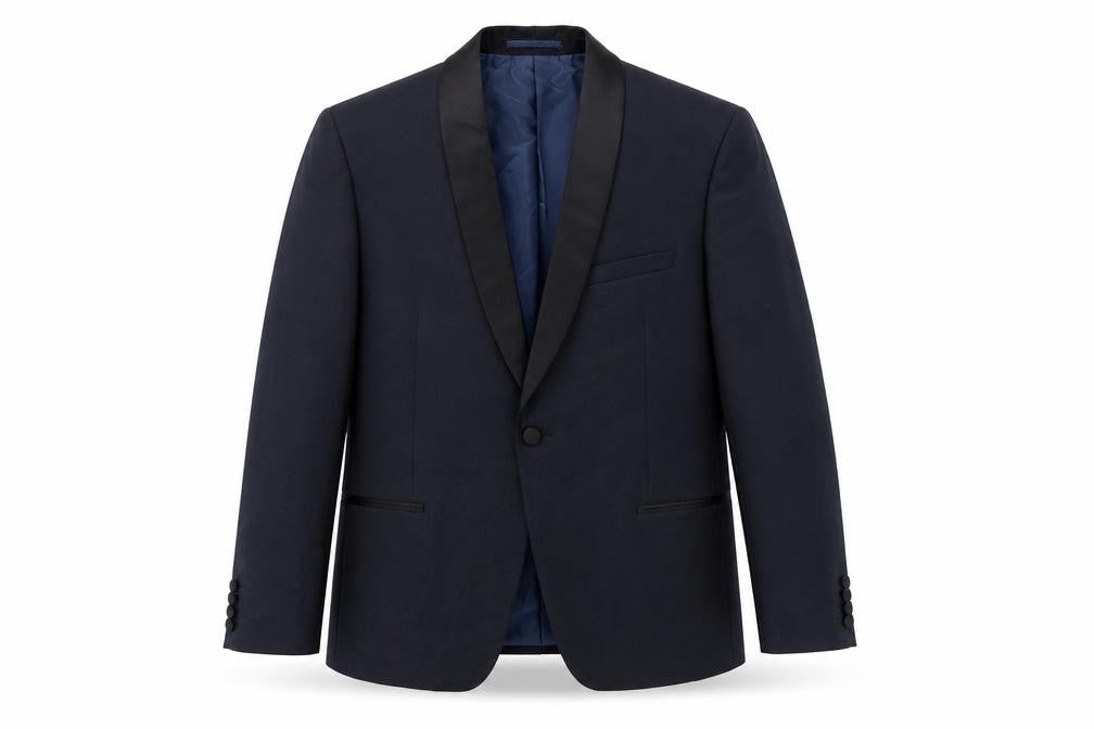 Marks & Spencer Mens Blue   3 Piece Blazer