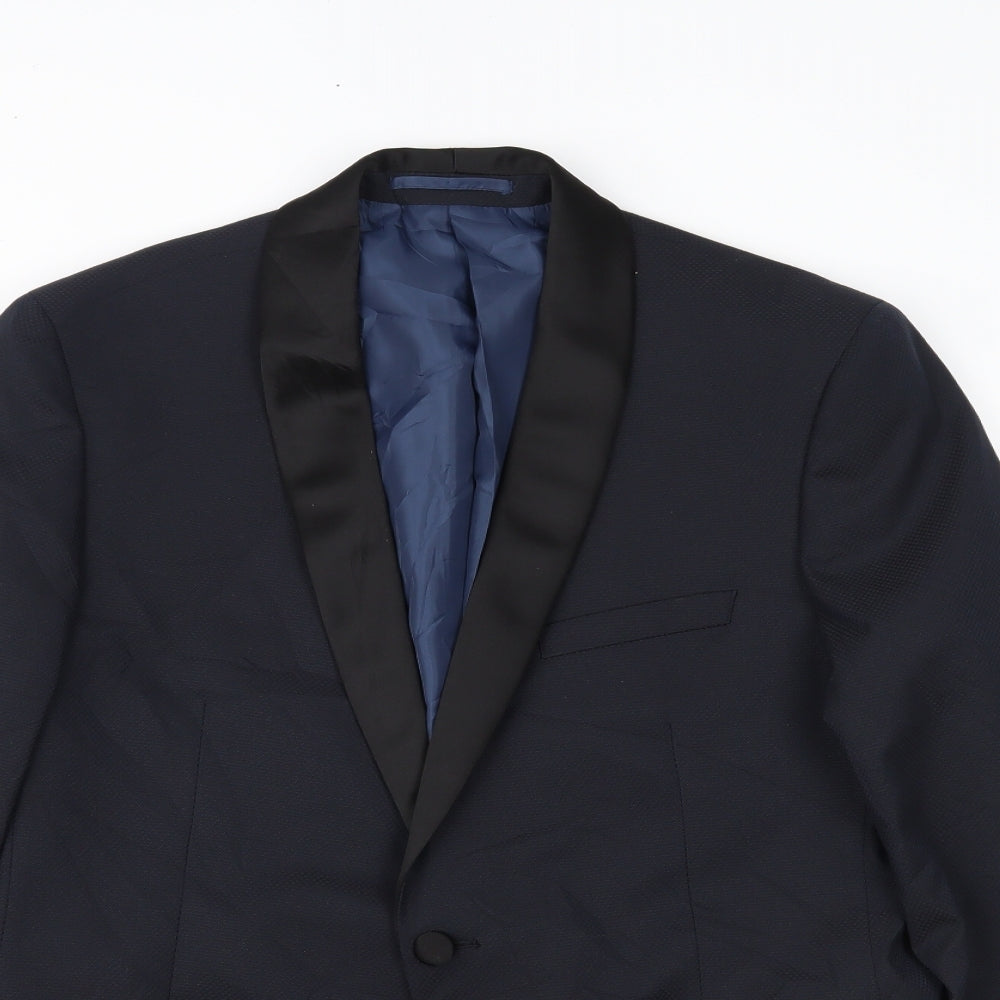 Mens UK Size  Marks and Spencer Regular Blue Suit 3 Piece