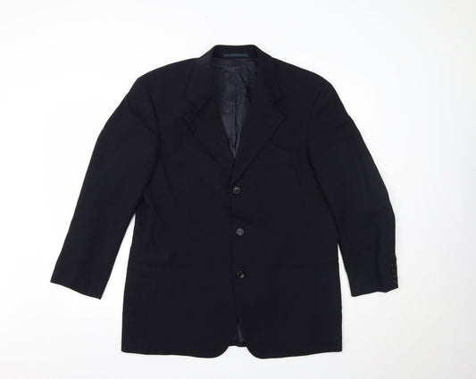 Mens UK Size  Preworn Regular Blue Suit Jacket