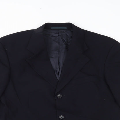 Mens UK Size  Preworn Regular Blue Suit Jacket