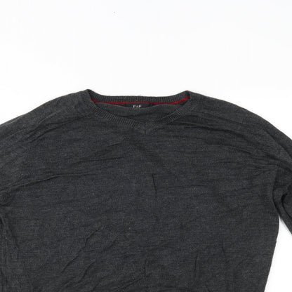 F&F Mens Grey   Pullover Jumper Size M