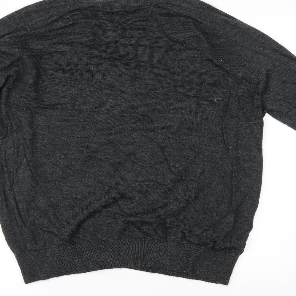 F&F Mens Grey   Pullover Jumper Size M
