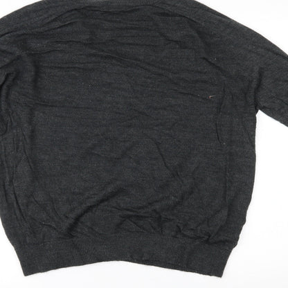 F&F Mens Grey   Pullover Jumper Size M