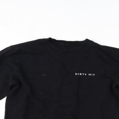 dirty hit Womens Black   Pullover Jumper Size M