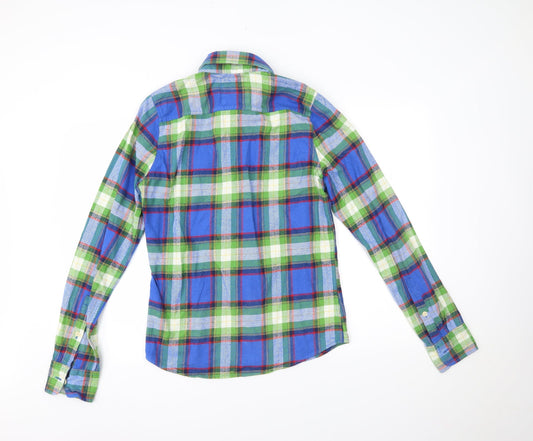 Mens UK Size S Hollister Multicoloured  Button-Up Long Sleeve Casual Shirt