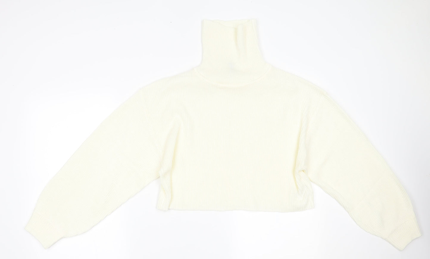 Womens UK Size M H&M Ivory Pullover Jumper