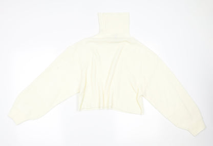 Womens UK Size M H&M Ivory Pullover Jumper