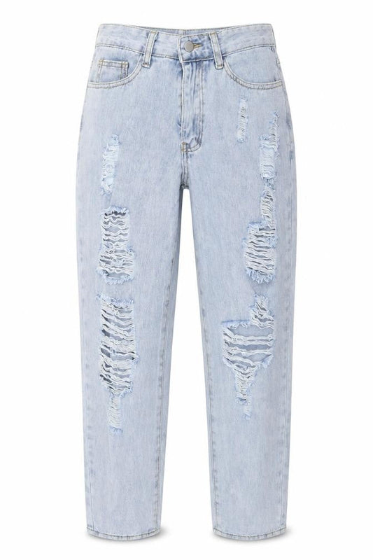 SHEIN Womens Blue  Denim Mom Jeans Size 25 in L27 in