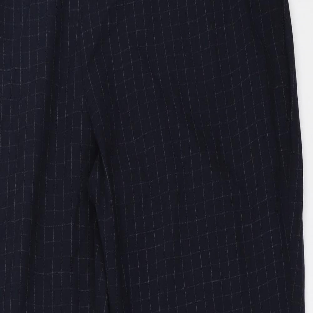 Womens UK Size 16 Marks and Spencer Regular Fit  Blue Trousers