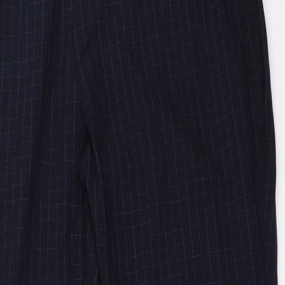 Womens UK Size 16 Marks and Spencer Regular Fit  Blue Trousers