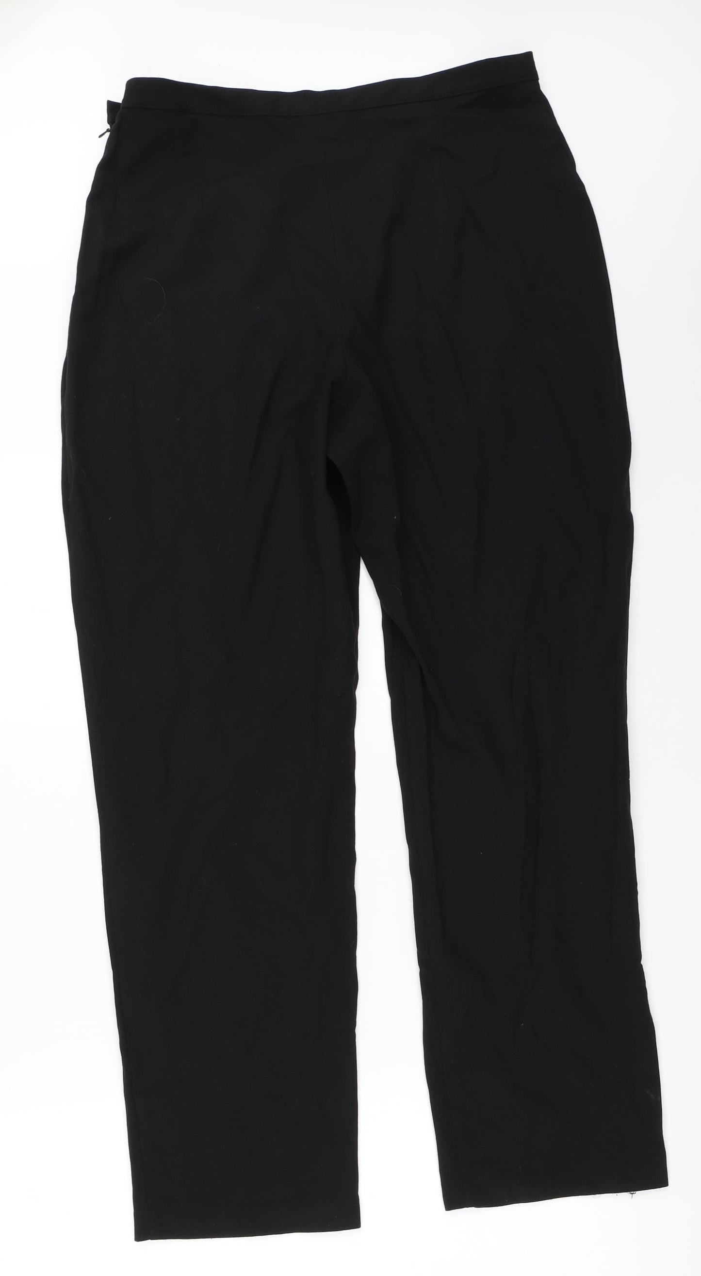 Womens UK Size 14 BHS Regular Fit  Black Trousers