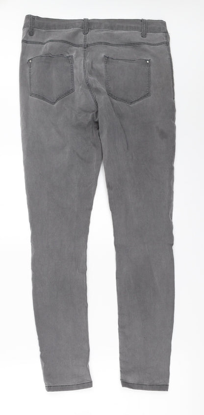 Preworn Womens Grey   Skinny Jeans Size 31 in L29 in