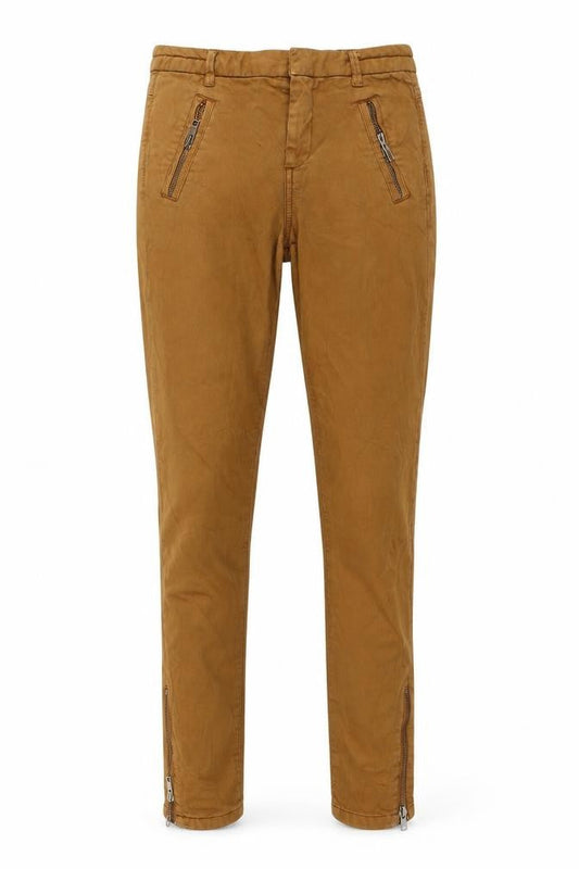 Womens UK Size 6 Topshop Regular Fit Chino Beige Trousers