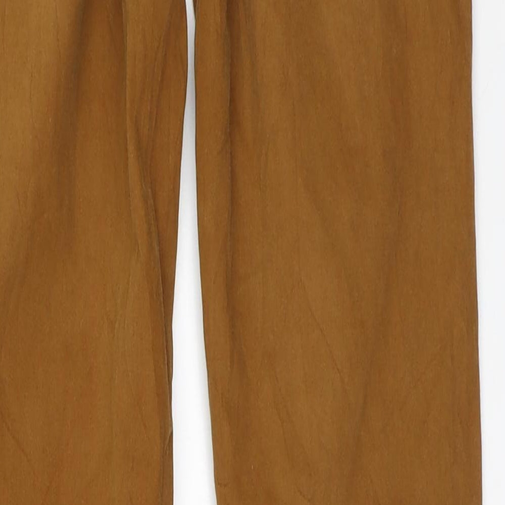 Topshop Womens Beige   Chino Trousers Size 6 L28 in
