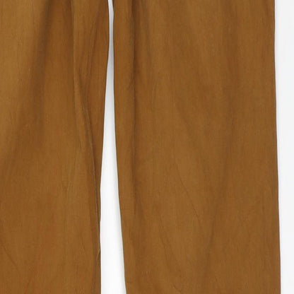 Topshop Womens Beige   Chino Trousers Size 6 L28 in