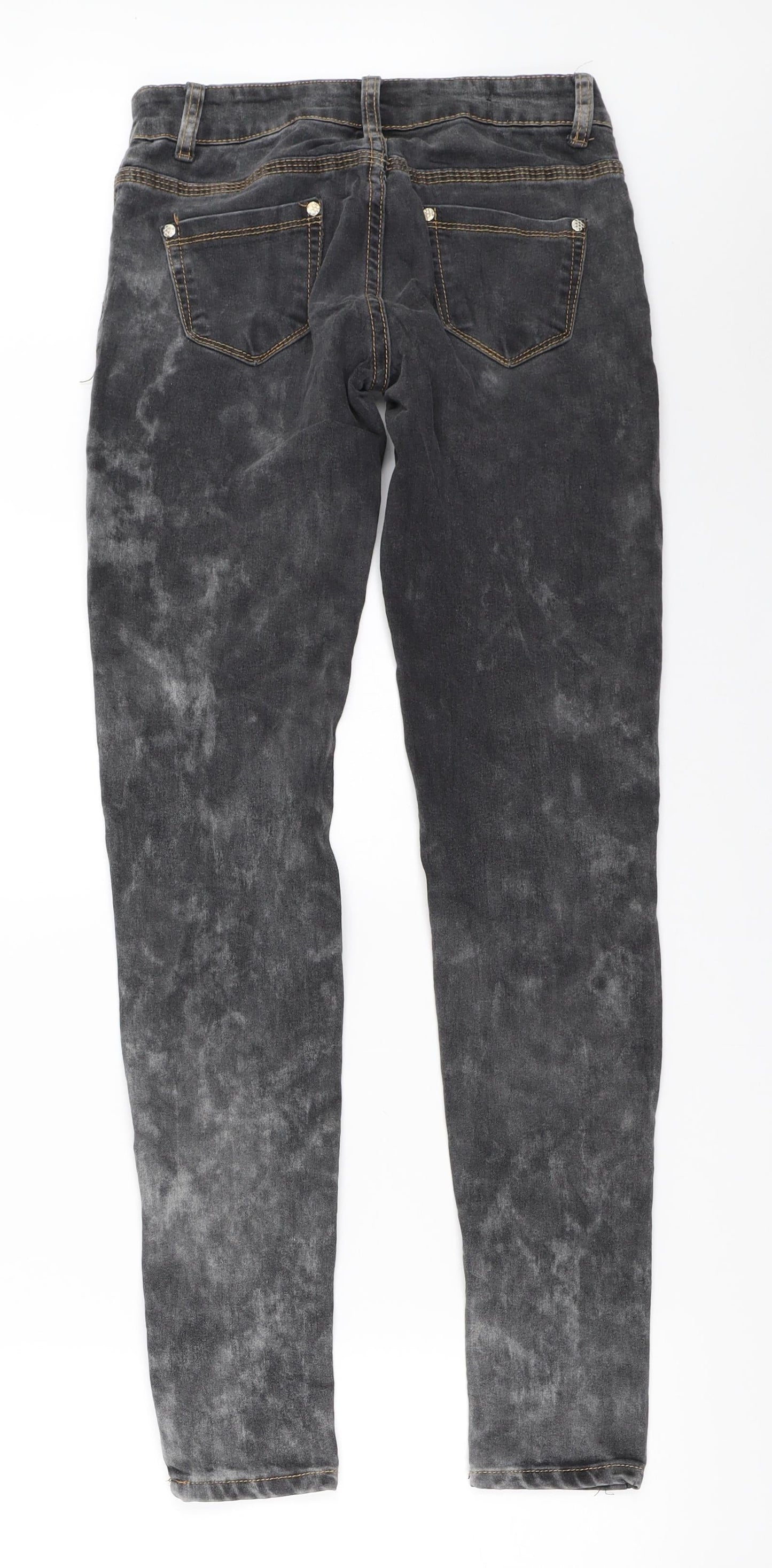 Sasha Womens Grey   Skinny Jeans Size 34 L30 in