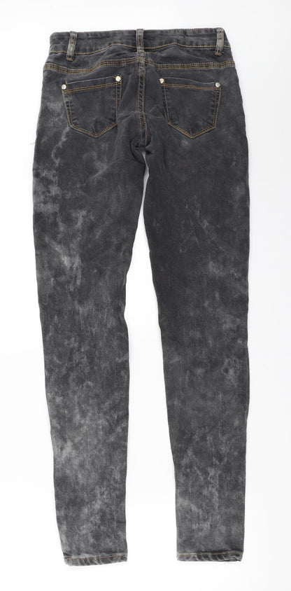 Sasha Womens Grey   Skinny Jeans Size 34 L30 in
