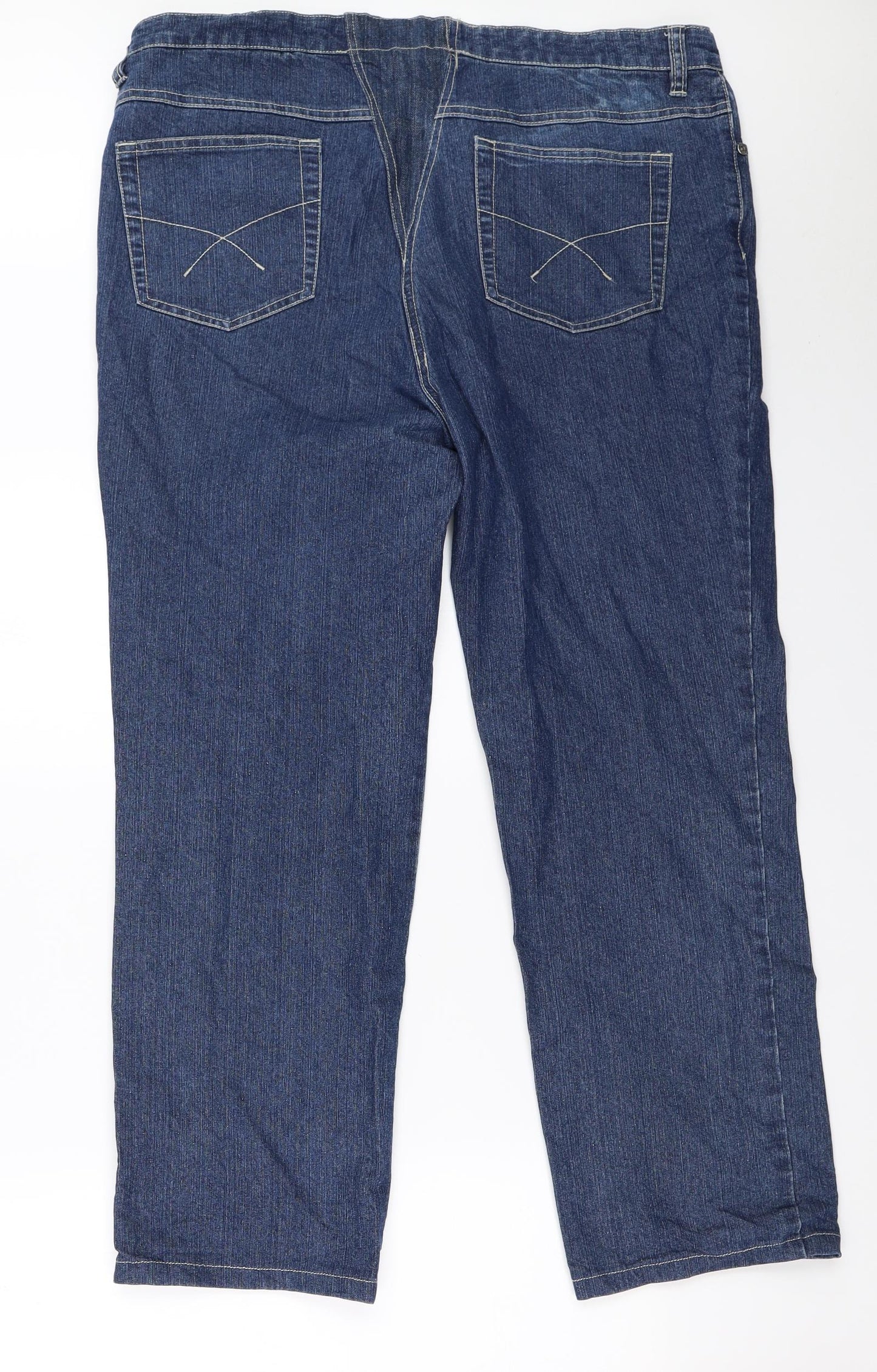 Olivia Womens Blue  Denim Straight Jeans Size 39 in L28 in