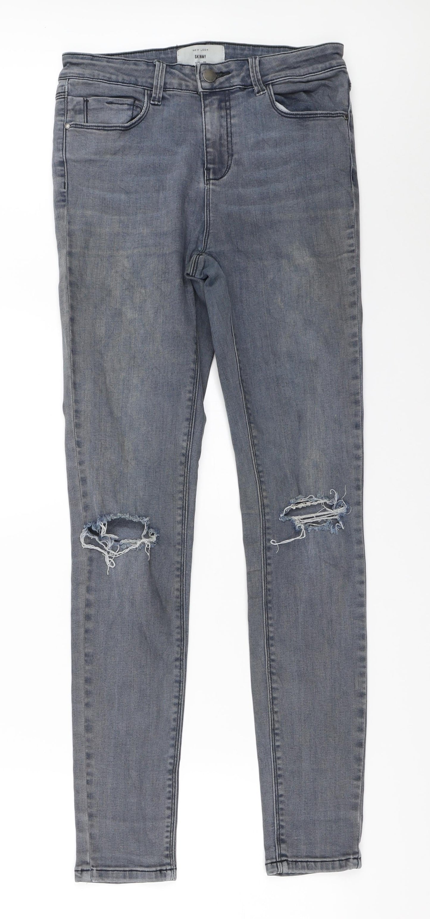 New Look Womens Blue   Skinny Jeans Size 10 L29.5 in