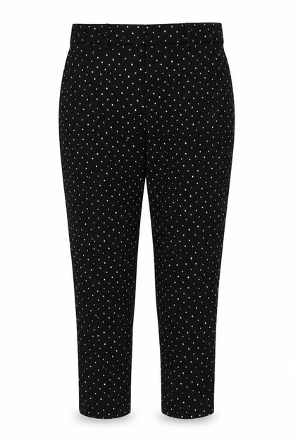 Womens UK Size 40 MNG Regular Fit Capri Black Trousers