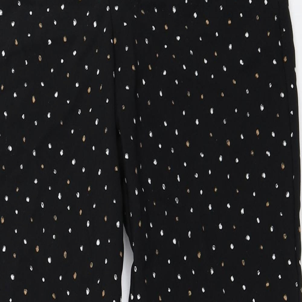MNG Womens Black   Capri Trousers Size 40 L28 in