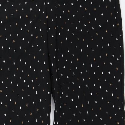 MNG Womens Black   Capri Trousers Size 40 L28 in